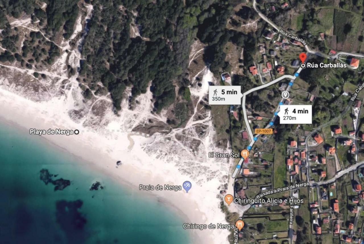 Casa De Rilo ,Para 6/8 En La Playa De Nerga 하이오 외부 사진